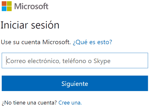 hotmail.com iniciar sesión