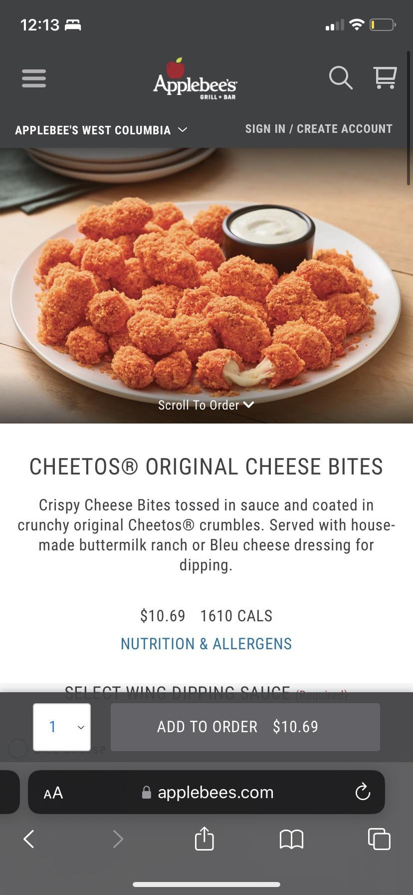 crispy cheese bites applebees