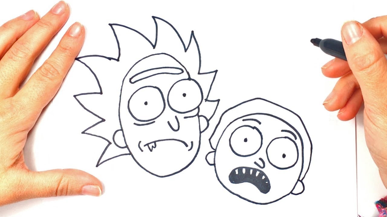 rick and morty drawings