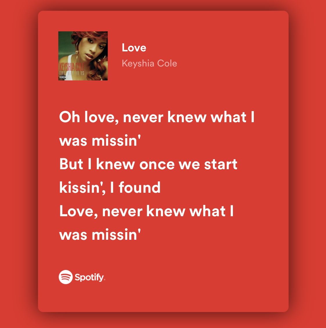 love by keyshia cole lyrics