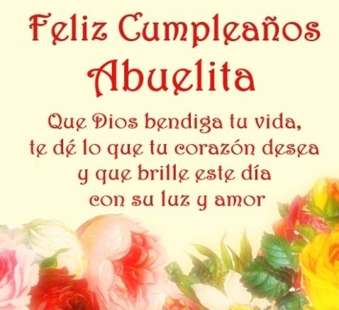 feliz cunpleaños abuela