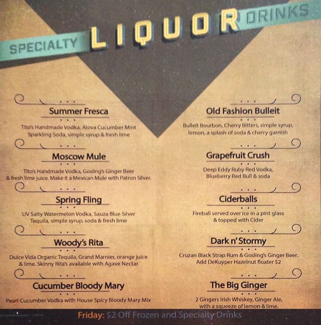 little woodrows southpark meadows menu