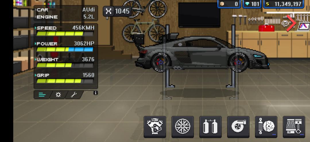 fastest car pixel car racer