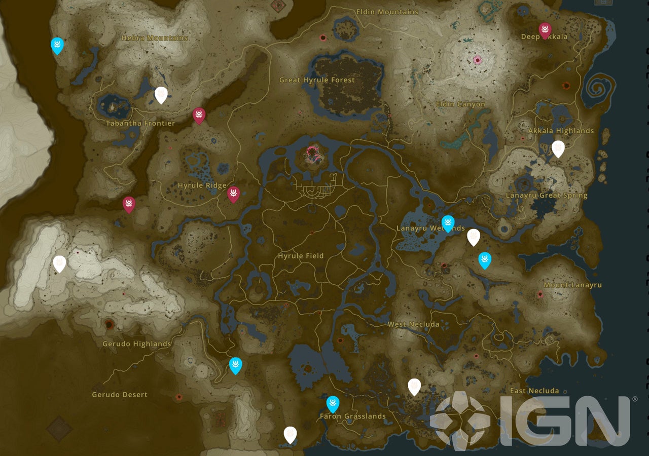 lynel map totk