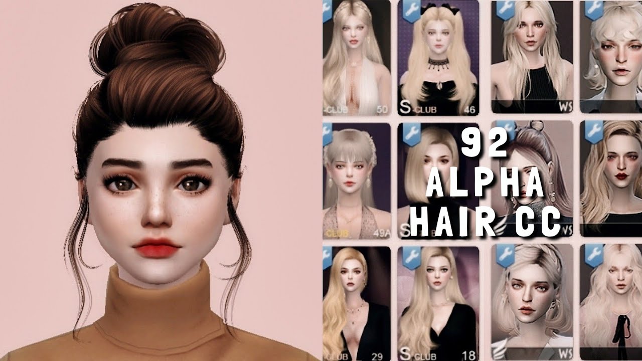 female hair sims 4 cc