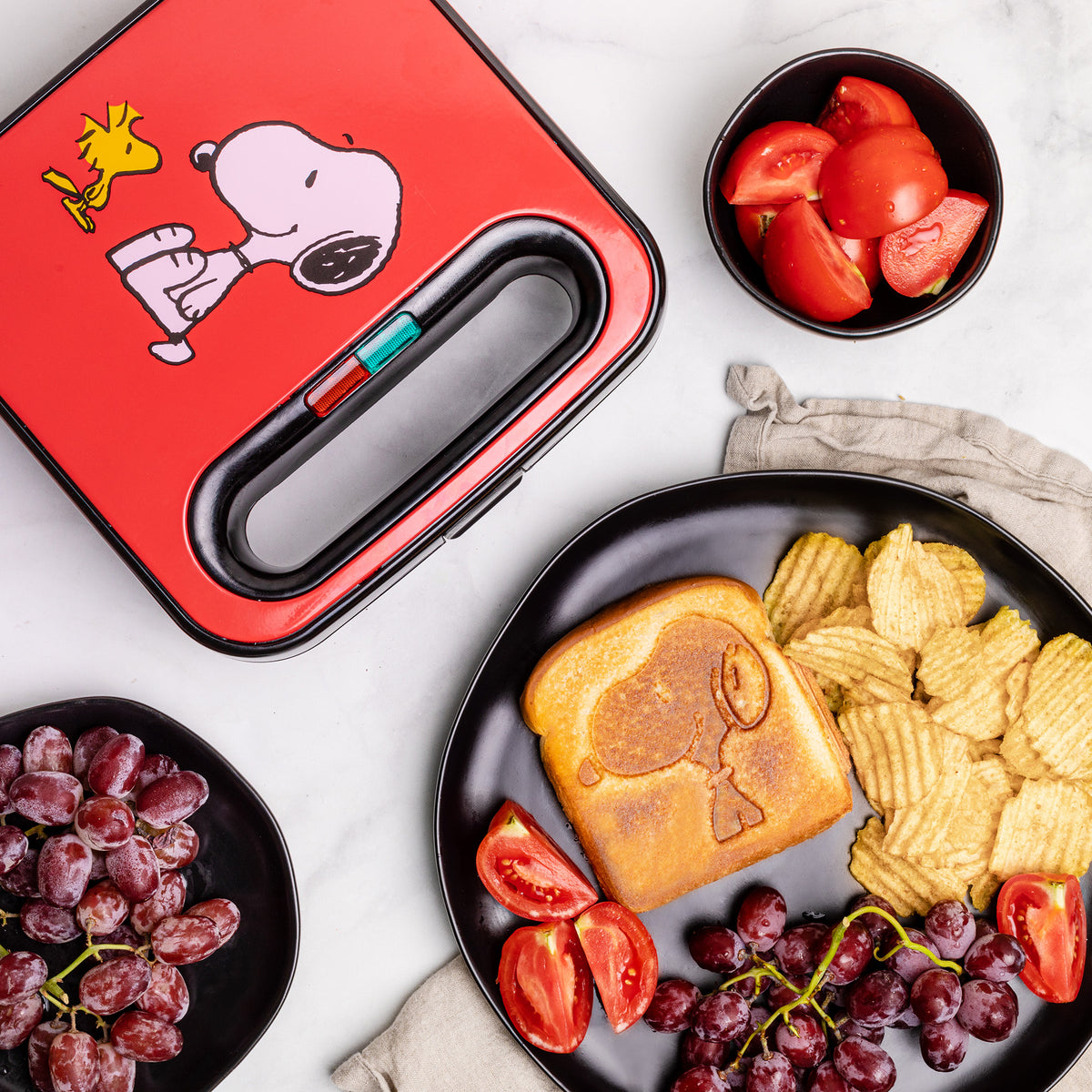 snoopy grilled cheese