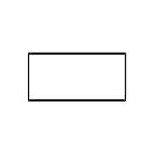 rectangle clipart black and white