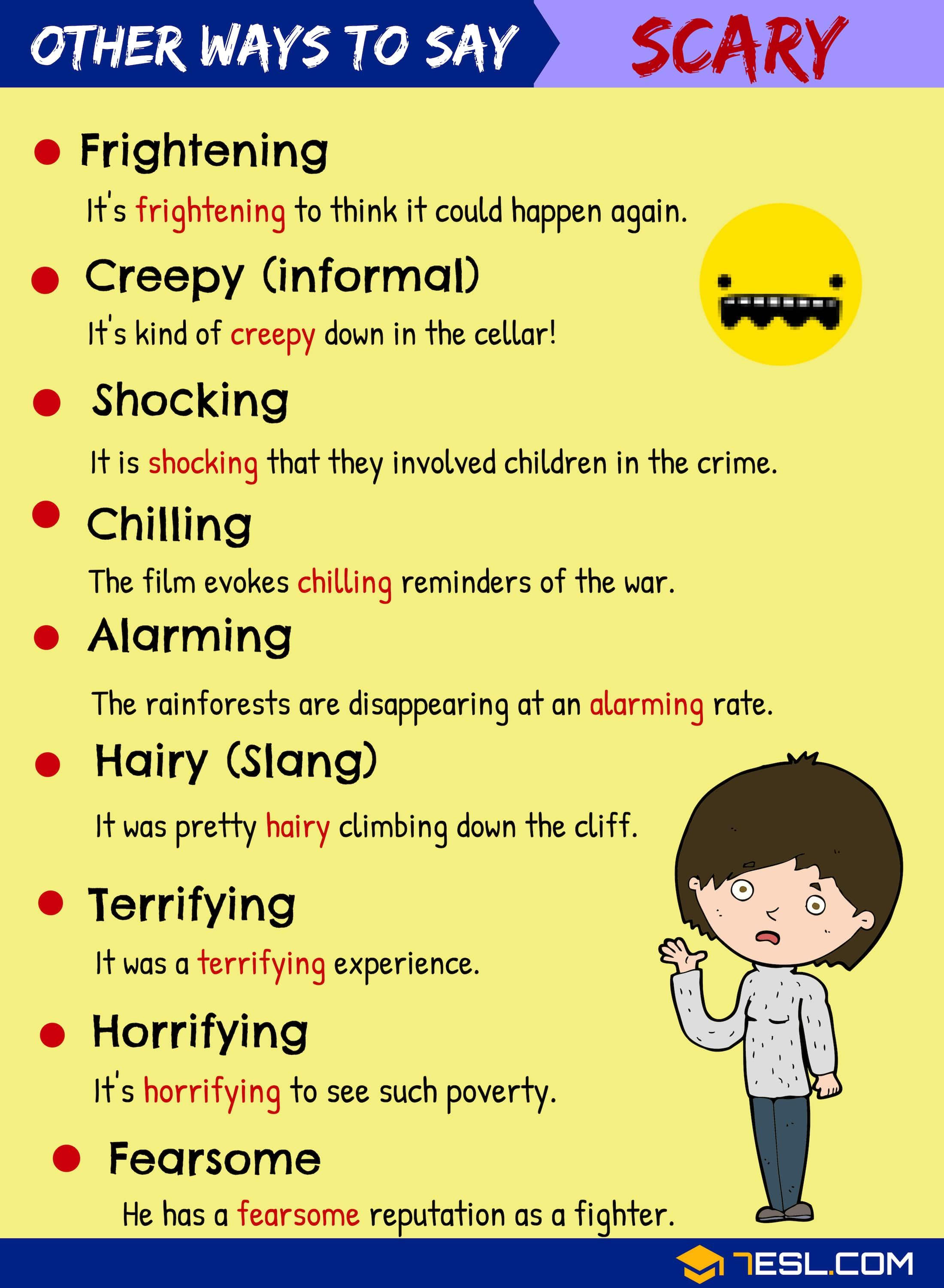 synonyms of terrify