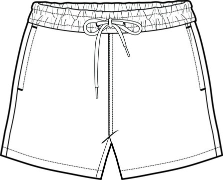 how to draw shorts