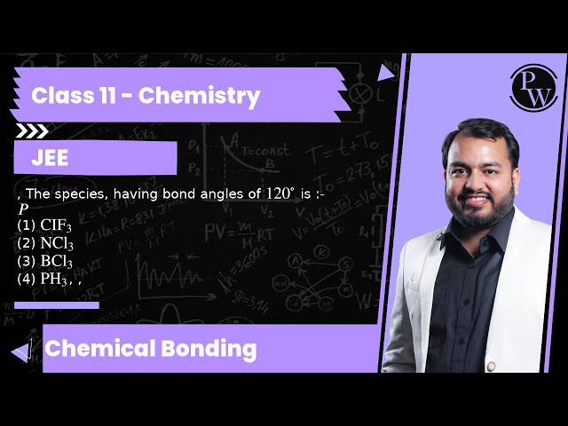 the species having bond angles of 120 is