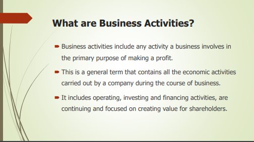 nature of business 意味