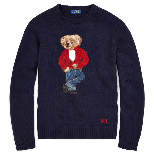 polo ralph lauren teddy bear jumper