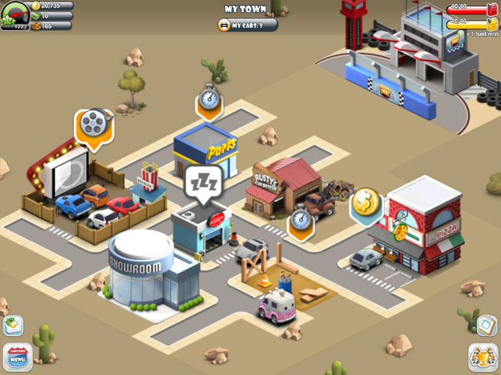 car town gameplay