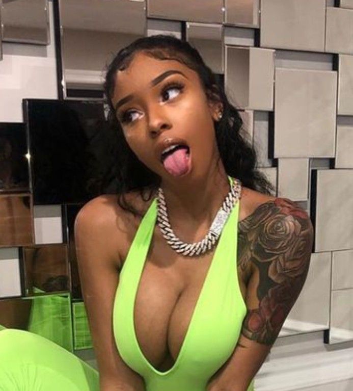 tongue out sexy