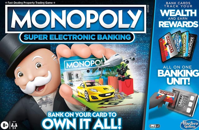 hasbro monopoly electronic banking