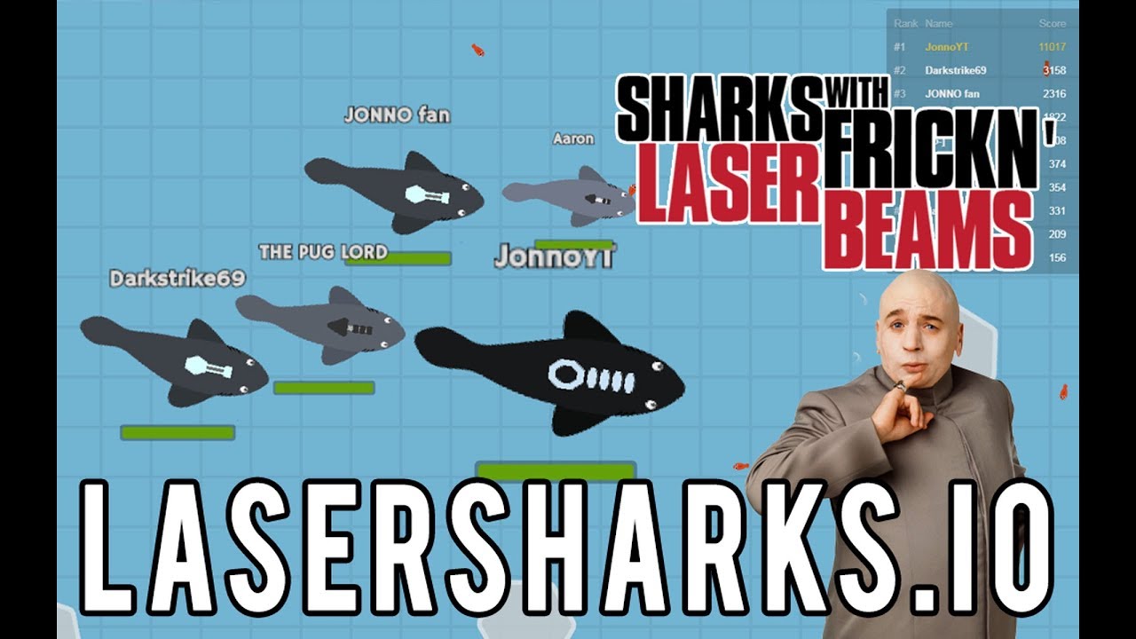 laser shark io