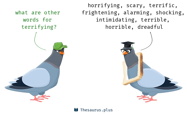 synonyms for terrifying