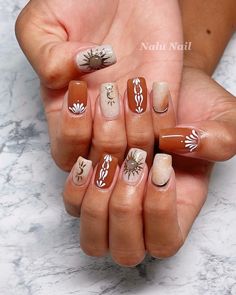 boho nails