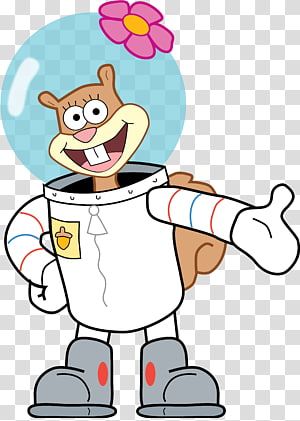 sandy cheeks transparent