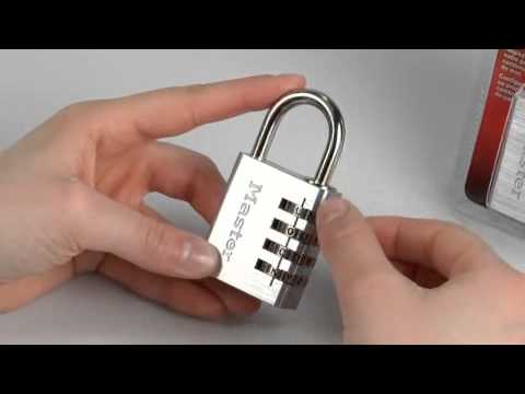 open master combination padlock