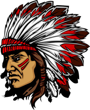 indian head clipart