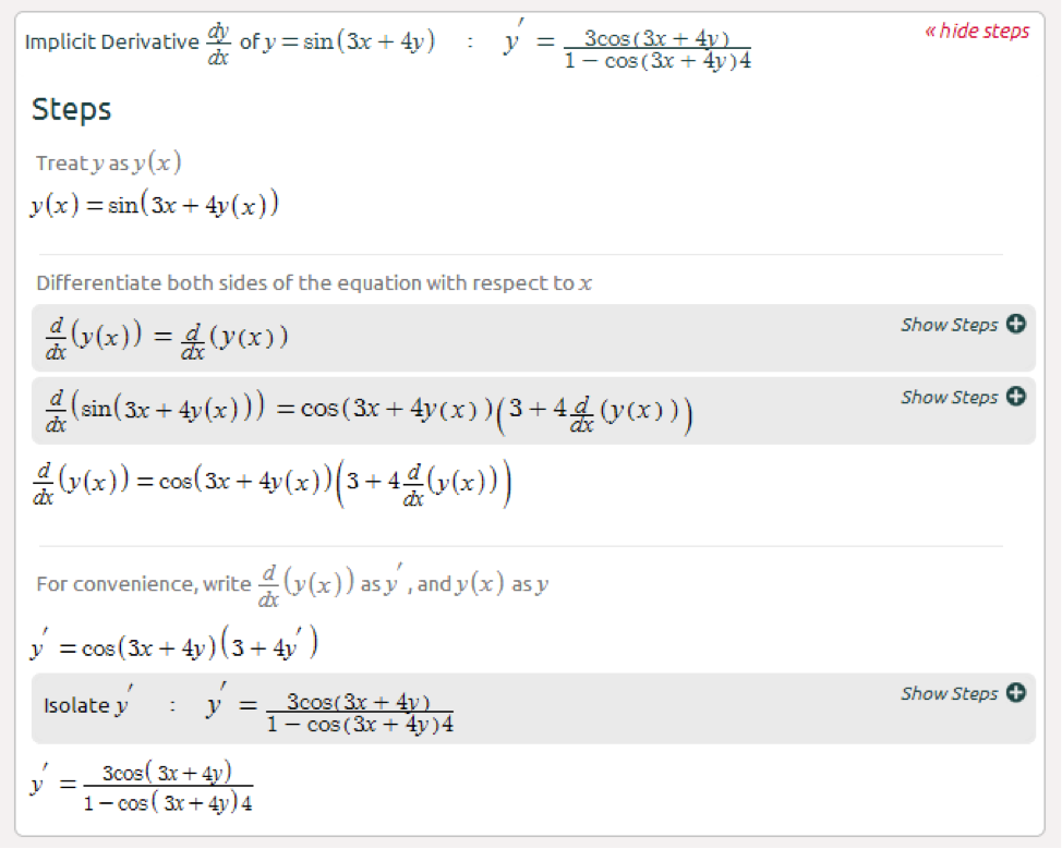 symbolab derivative