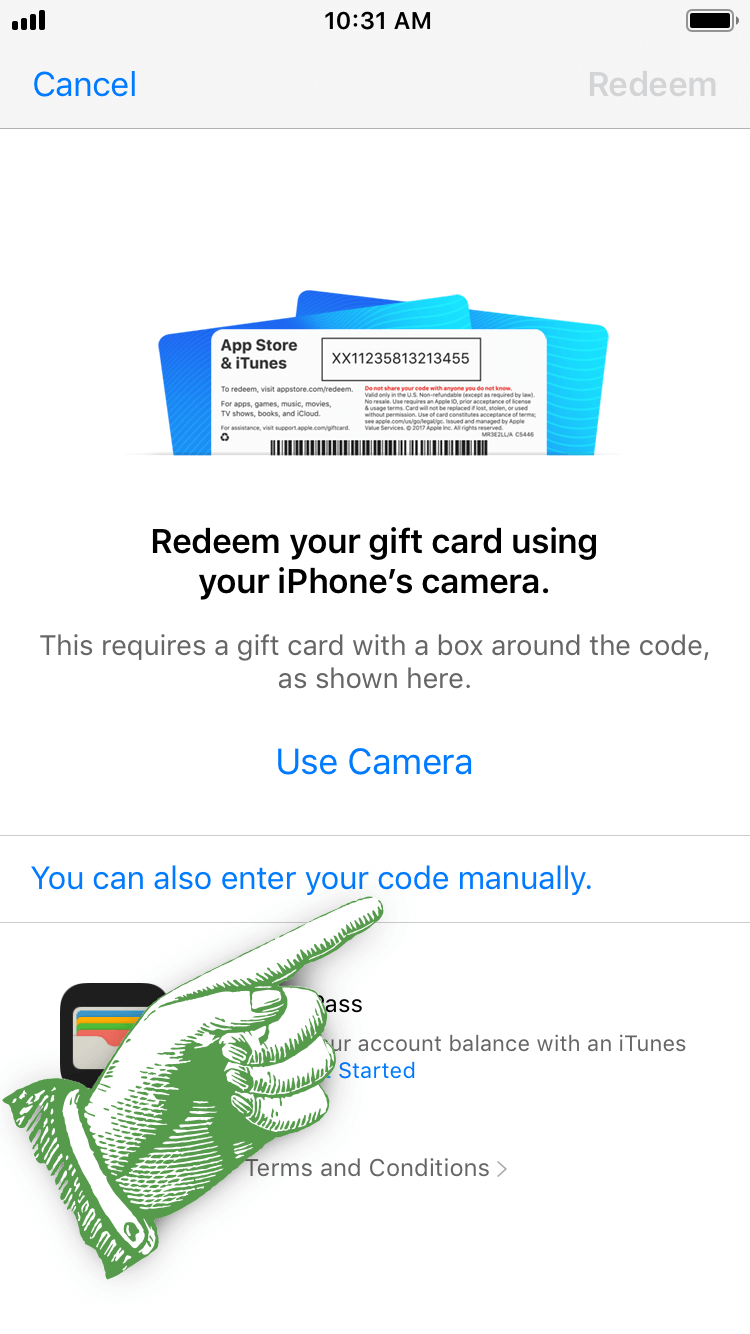 redeem promo codes