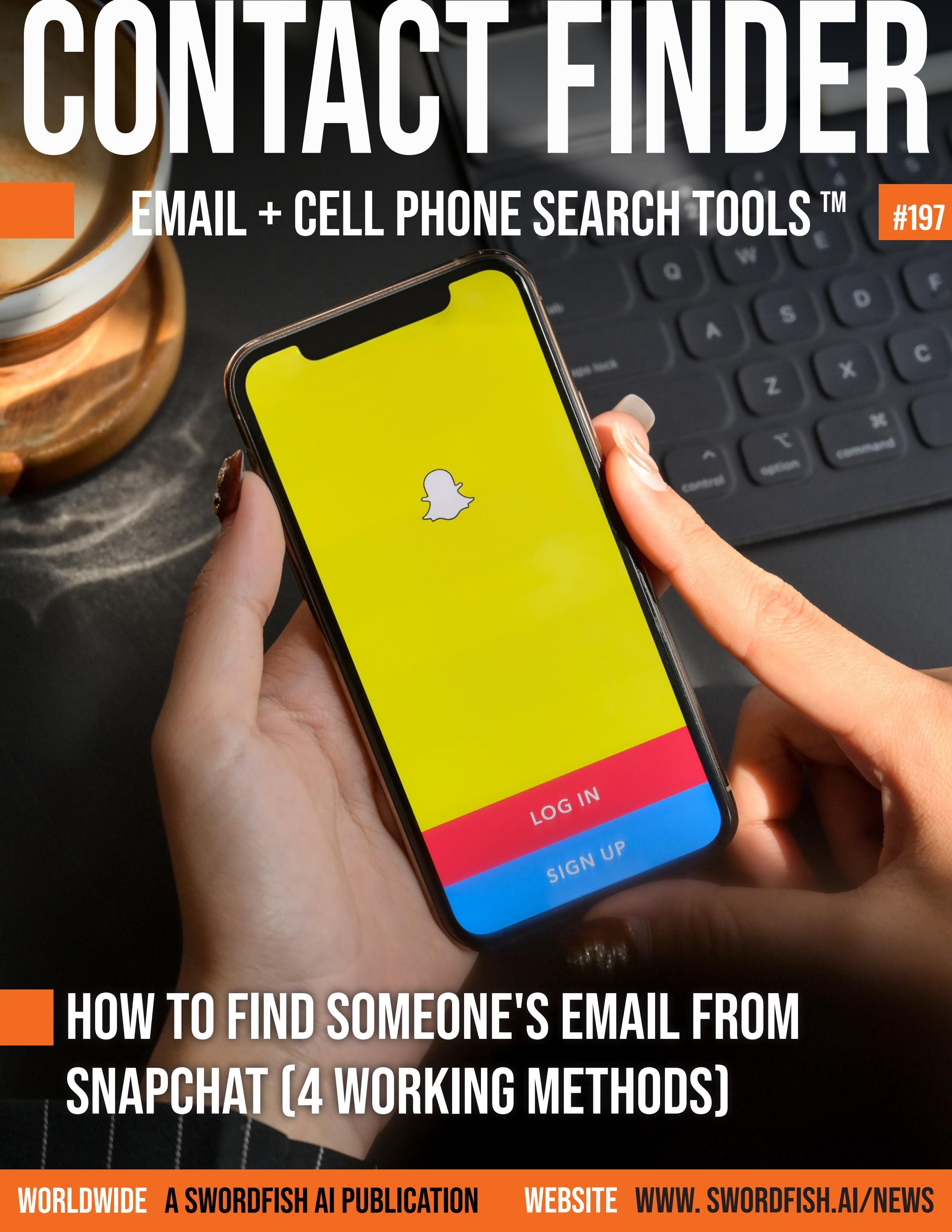 snapchat email lookup