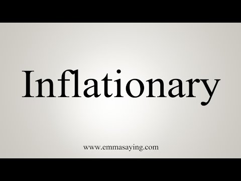 how to pronounce inflation