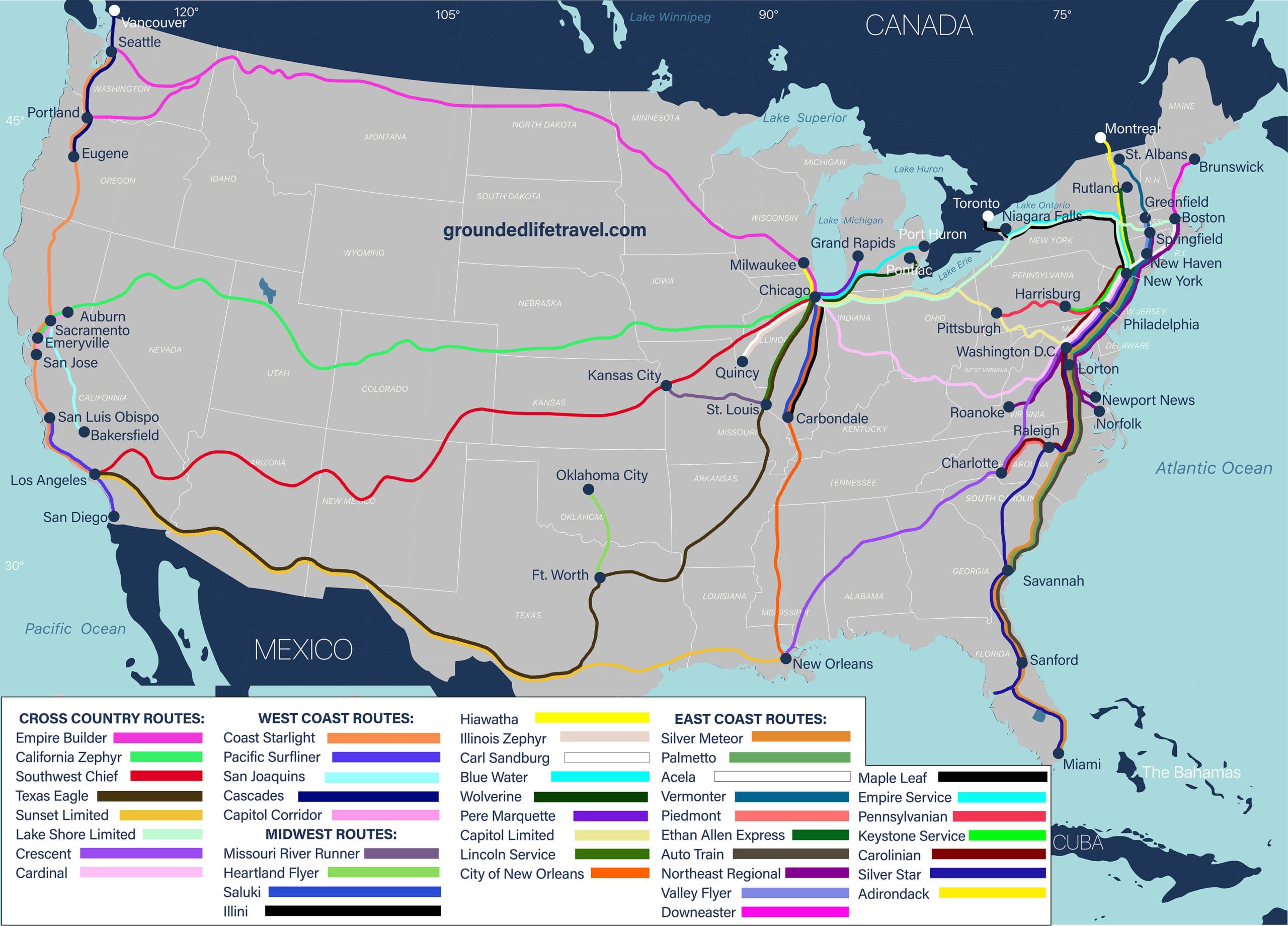 amtrak map