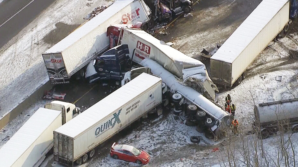 belleville 401 accident