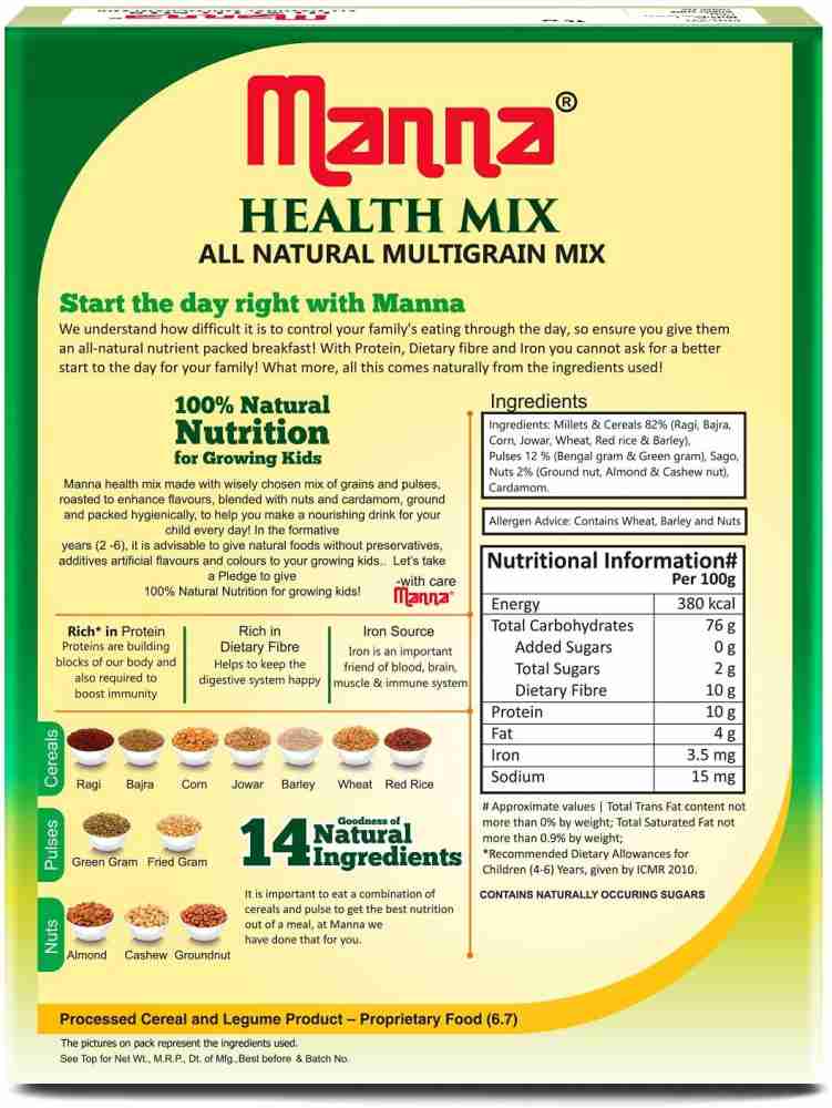 manna health mix for weight loss