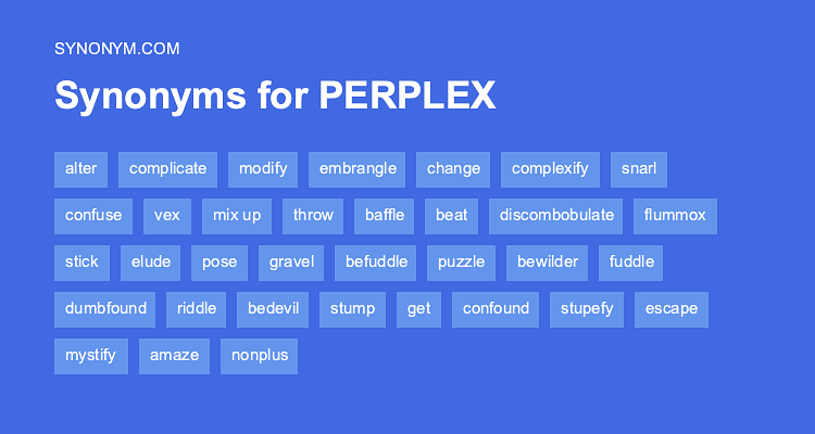 synonym perplexed