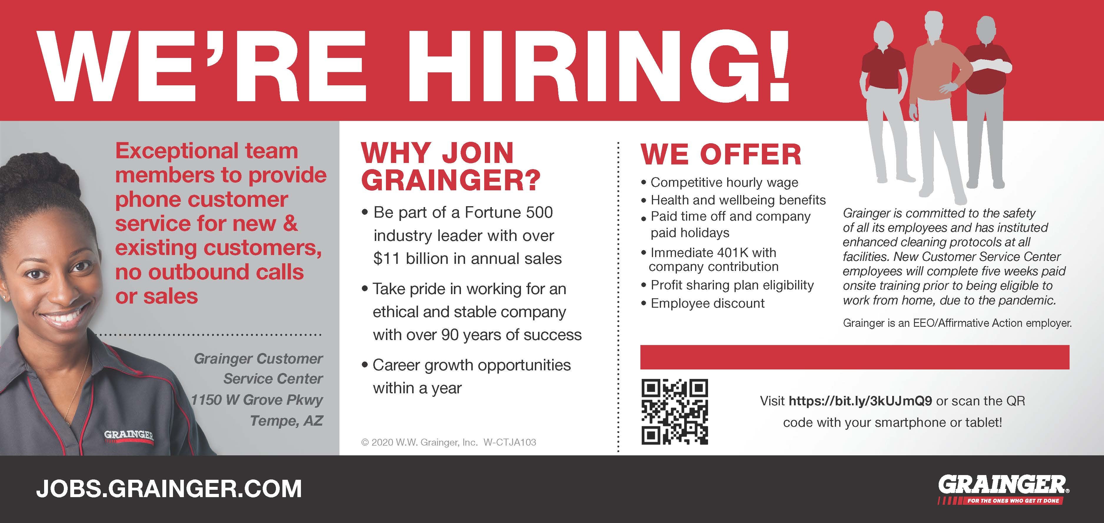 grainger hiring