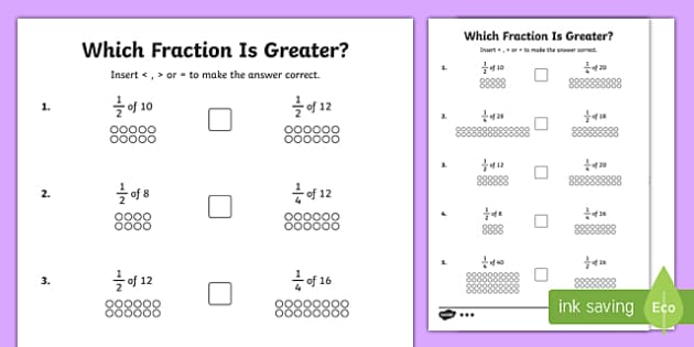 which fraction is greater