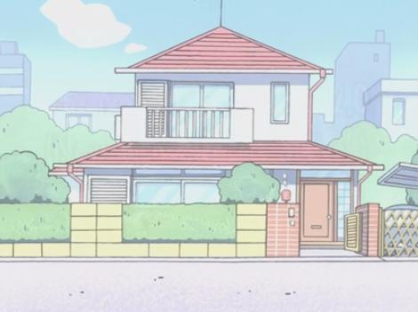 shin chan house images