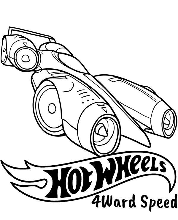 hotwheels colouring pages