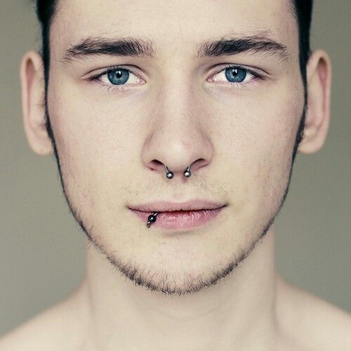 piercing septum hombre