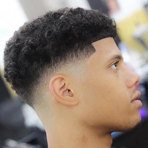 low fade haircut black