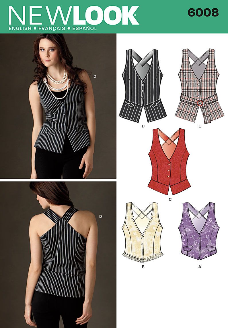 womens patterned vest