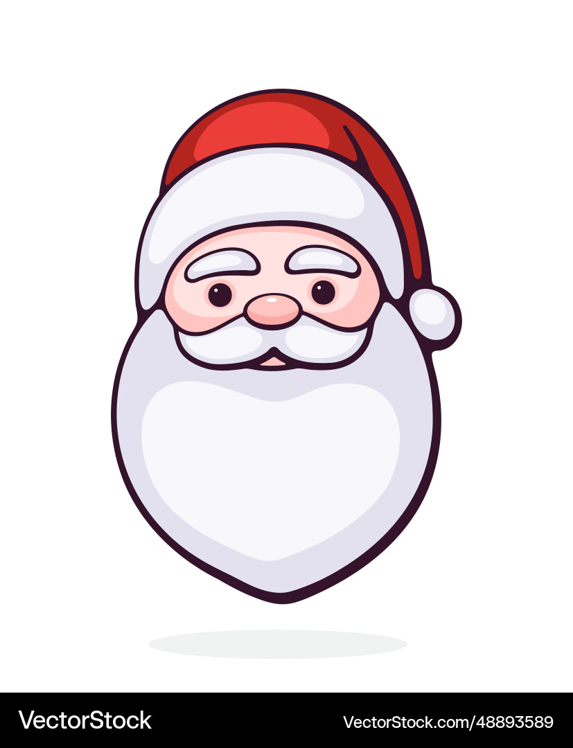 clipart santa claus face