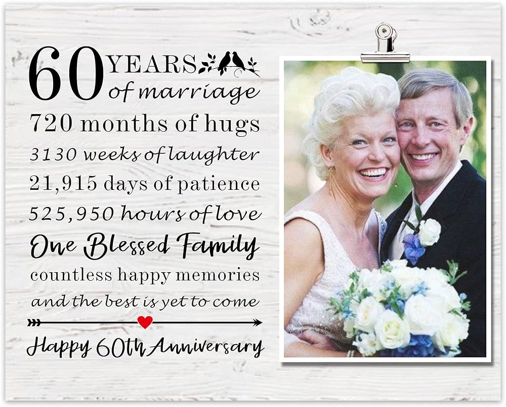 what to do for parents 60th wedding anniversary