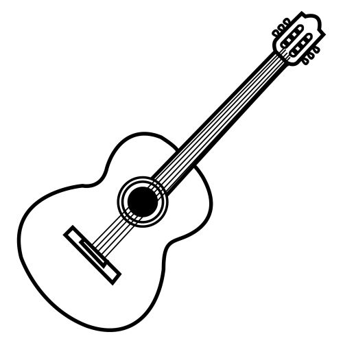 dibujos de guitarras