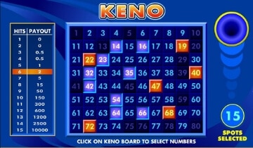 keno winning