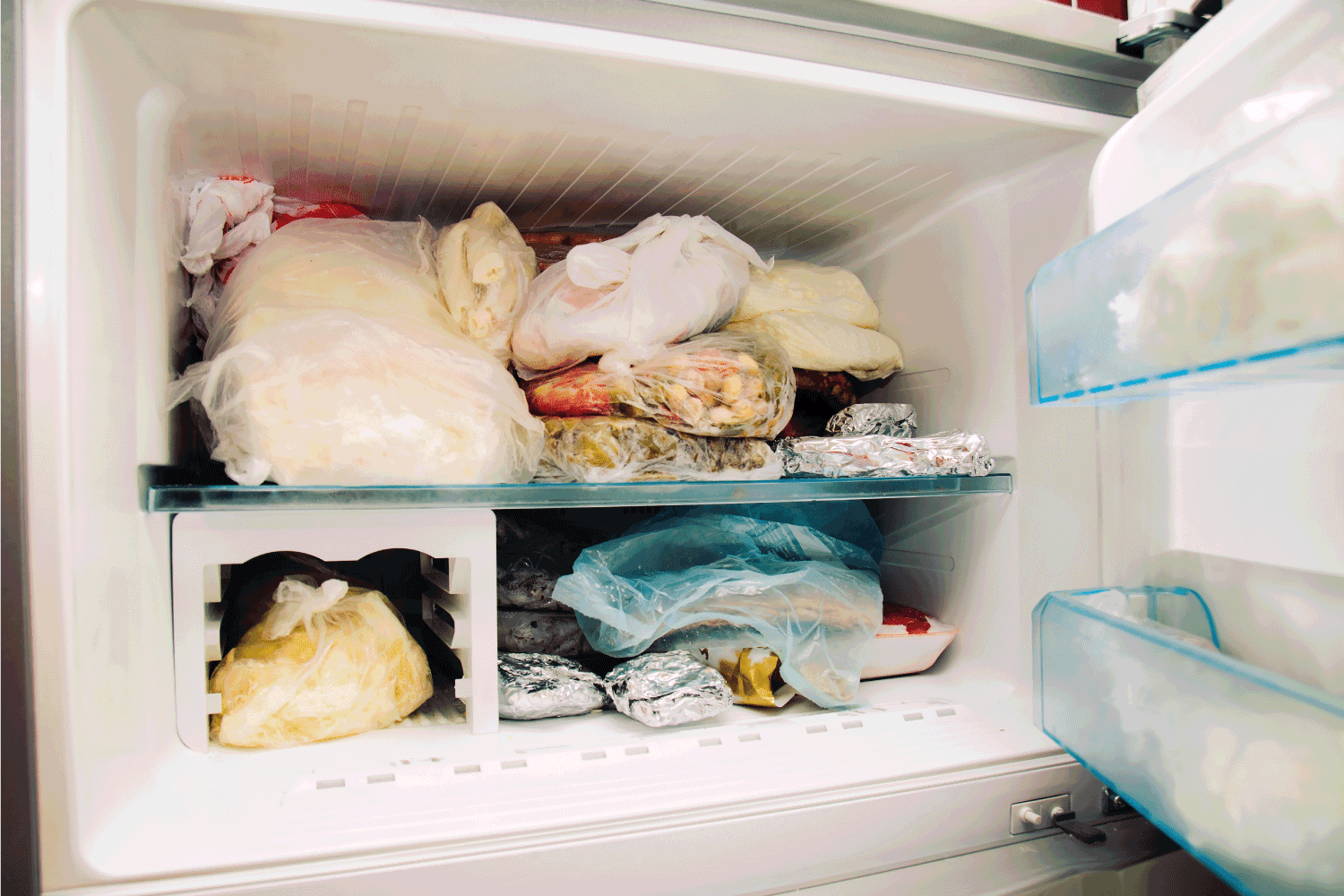 freezer left open overnight