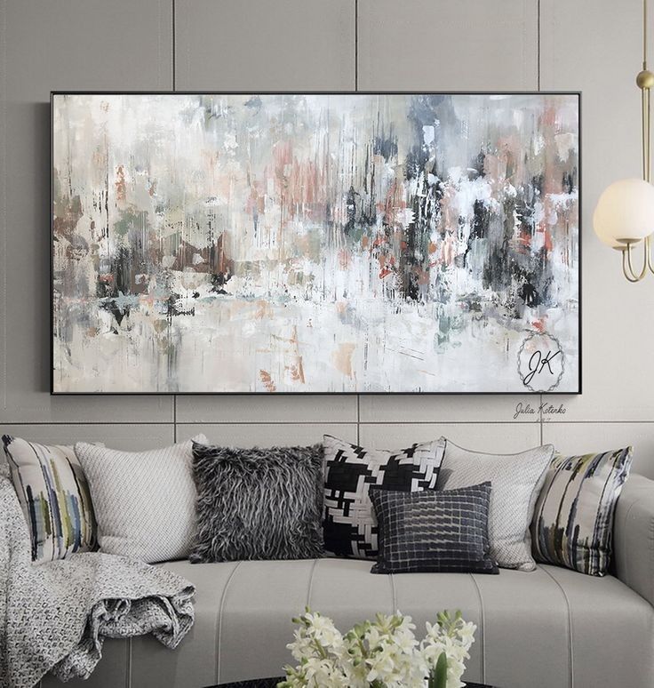 modern abstract art for living room