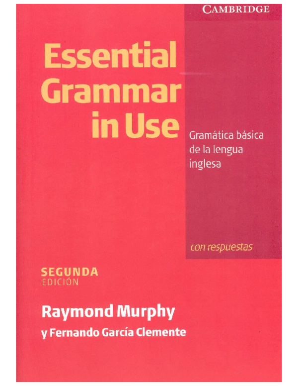 essential grammar in use 4th edition pdf español