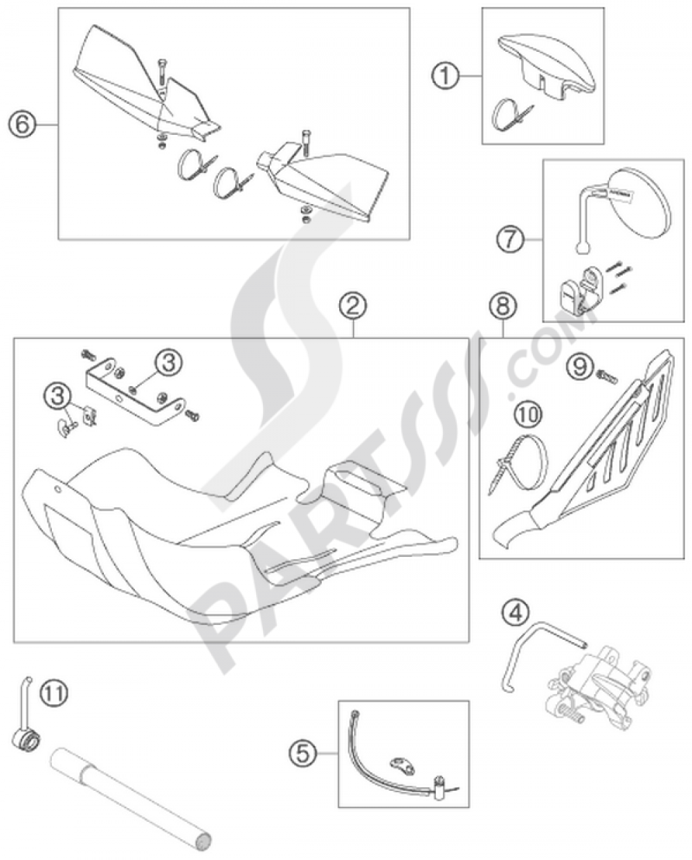 ktm 525 parts