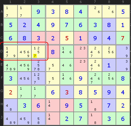 killer sudoku combinations