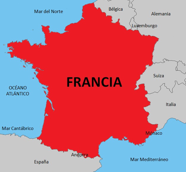 coordenadas geográficas de francia